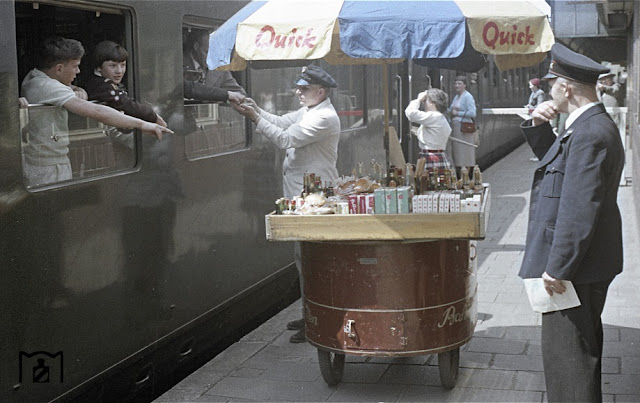 Die Hamburger Eisenbahn im Jahr 1959 durch wunderbare, farbenfrohe Fotos_Ha